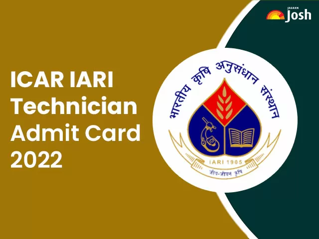 IARI ICAR Technician Admit Card 2022