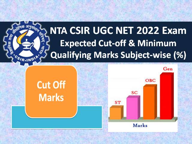 NTA CSIR UGC NET 2022-21 Expected Cutoff Marks (%): Check CSIR NET