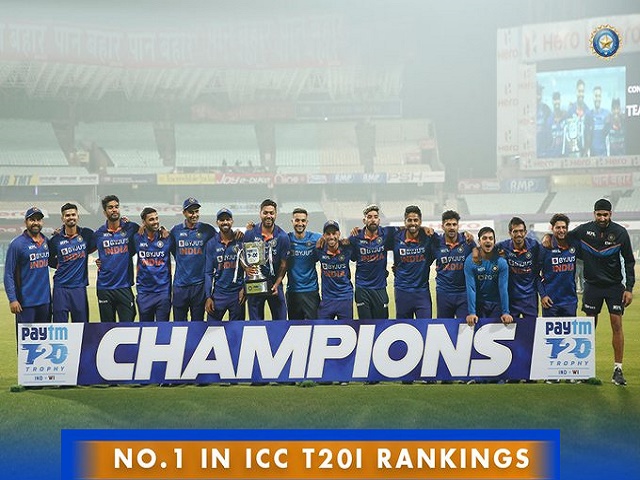 ICC Rankings 2022: India becomes world's top ranked T20 side 