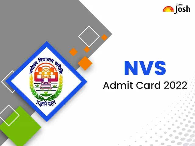 NVS Admit Card 2022 (Out) @navodaya.gov.in: Download Navodaya Vidyalaya ...