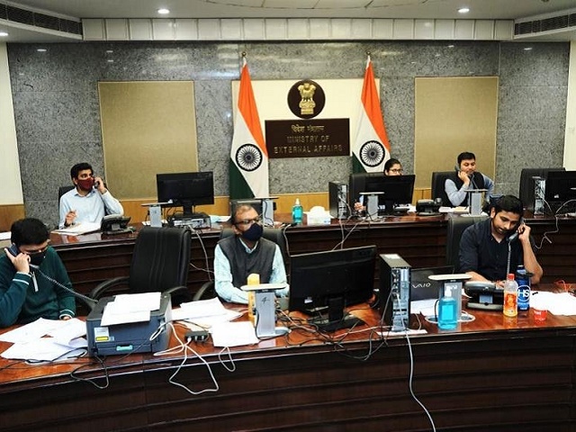 indian control room in Delhi on ukraine crisis