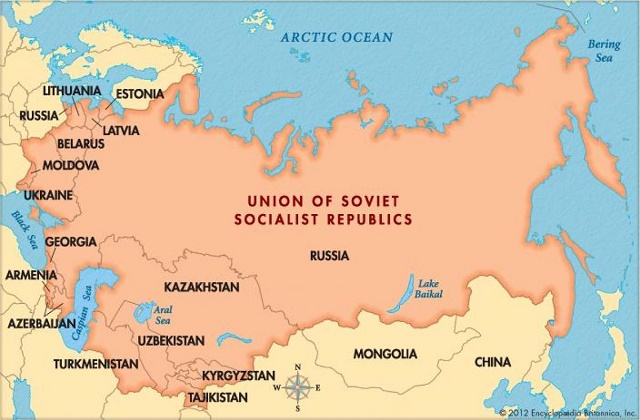 Map Of Russia And Ukraine Conflict Explained   Map Of Ussr Republics 