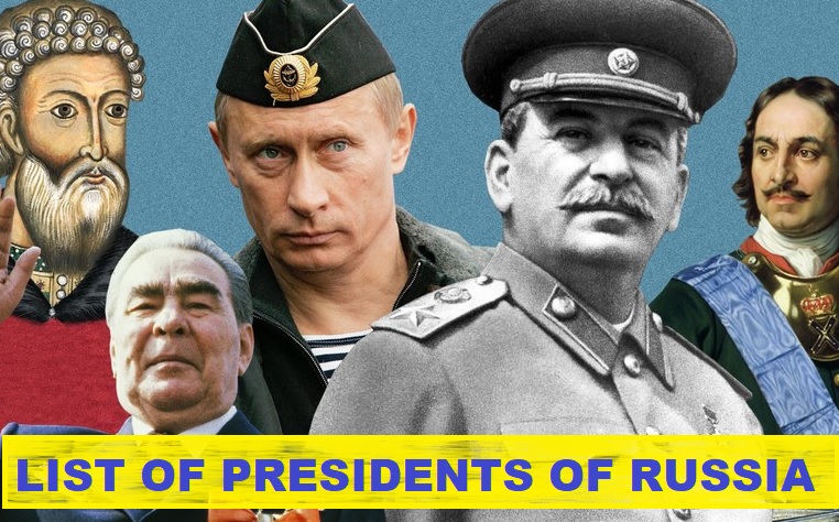 List Of Russian Presidents 1991 2022