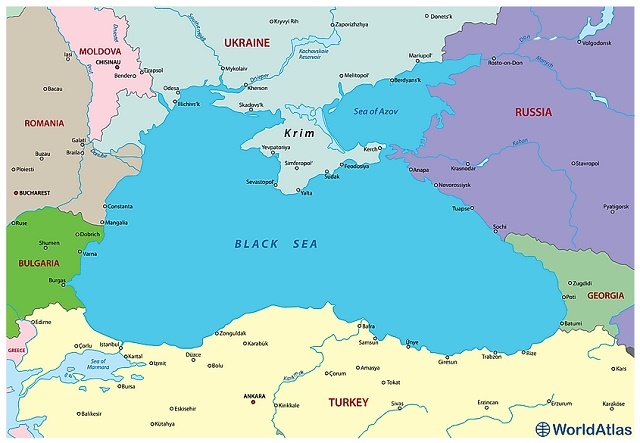 black Sea bordering countries
