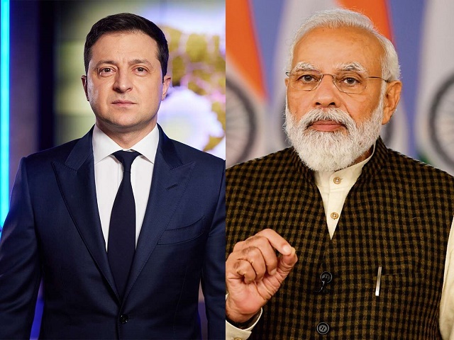 Ukrainian President speaks with PM Modi, briefs   about ongoing conflict situation