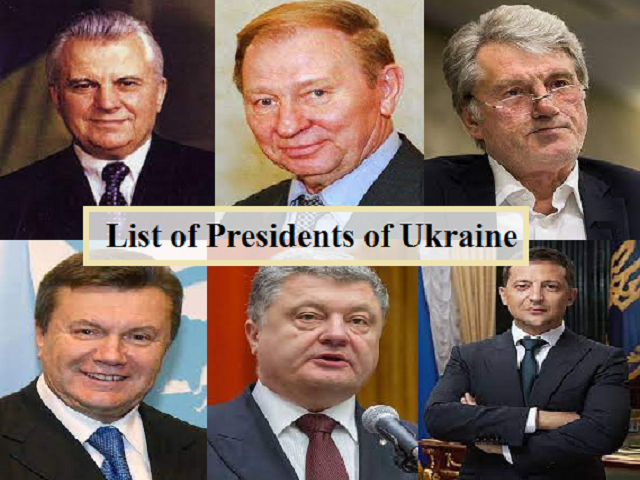 Ukraine president of Who is