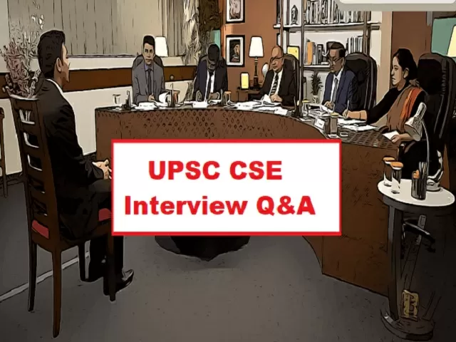 UPSC CSE Interview Questions Over Past Year