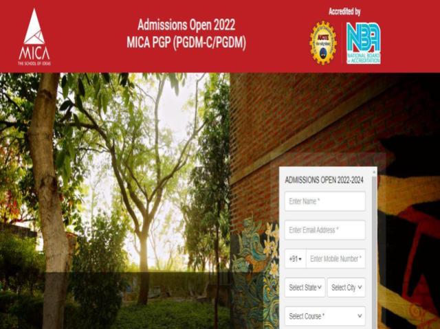 MICAT 2022 Phase 2 application dates extended, Apply at mica.ac.in