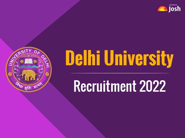 DU Recruitment 2022: 186 Vacancies Notified for Professor Posts in Various Departments of Delhi University