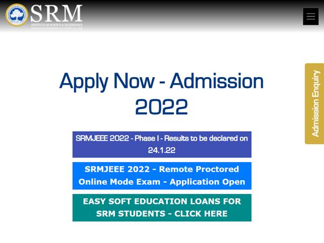 Srmjeee Result 2022 Phase 1 Out Get Direct Link To Download Scorecard 1938