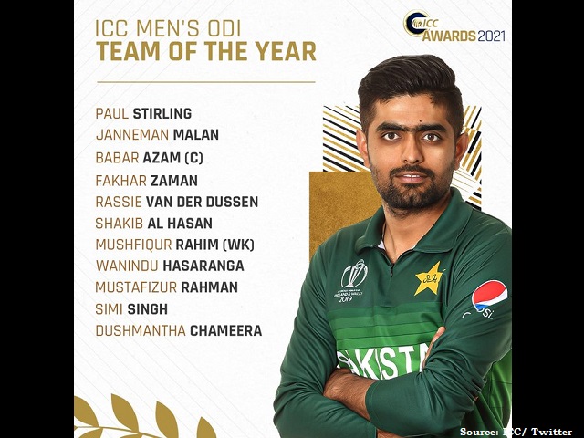 ICC Men's ODI Team of the Year 2021