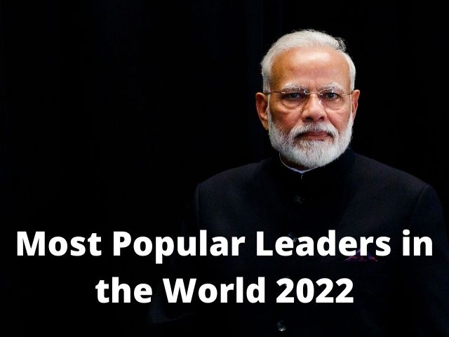 Narendra Modi is the world's most popular leader