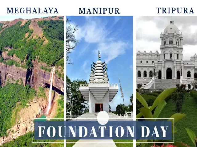 Manipur, Tripura, Meghalaya Statehood Day