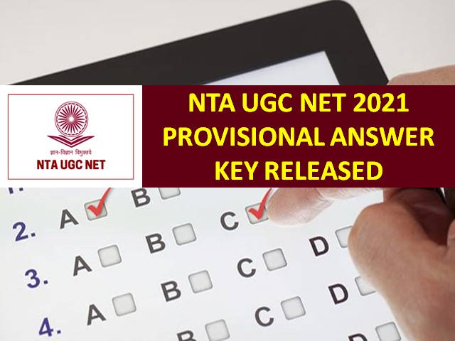 NTA UGC NET Answer Key 2021-22 Released @ugcnet.nta.nic.in