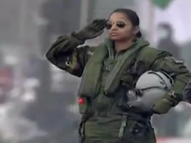 Shivangi Singh, India’s first woman pilot to fly Rafale, at Republic Day parade