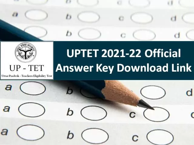 UPTET Official Answer Key 2022 Released @updeled.gov.in (Last Day to Raise Objection-1st Feb)