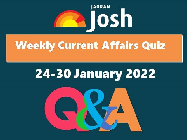 Weekly Current Affairs Questions and Answers 