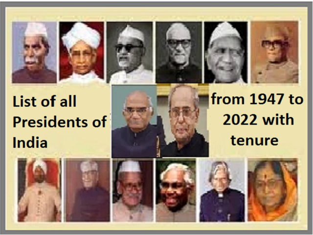 List of Presidents of India from 1947 to 2022