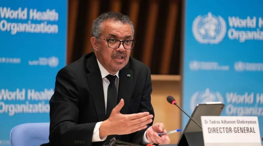 WHO Director General Tedros Adhanom Ghebreyesus