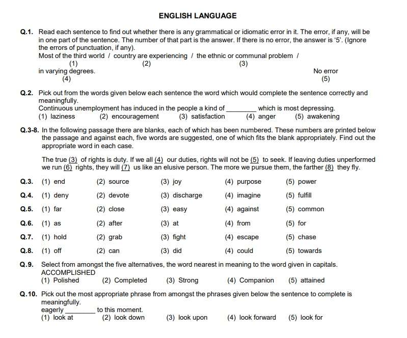 ESIC SSO Practice Set 2022