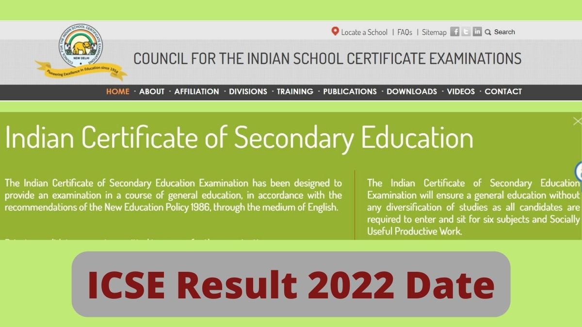ICSE Result 2022 Date