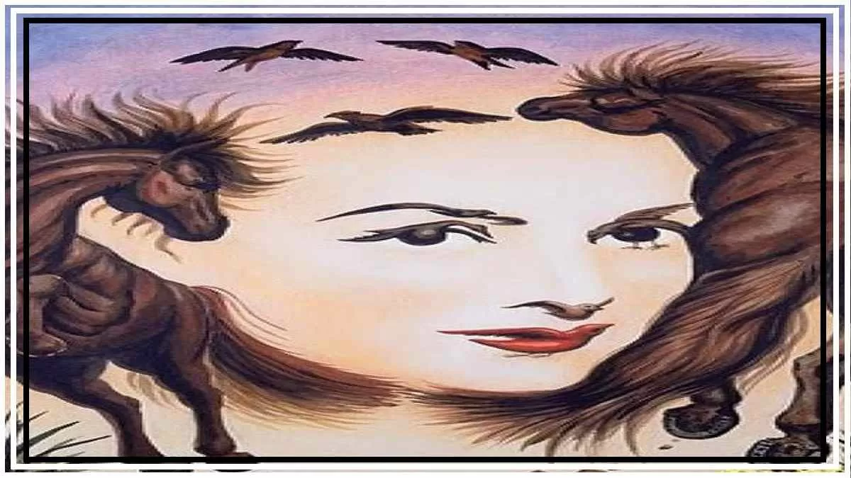 Optical Illusion: Lady, Horses Or Birds- What You See First Reveals ...