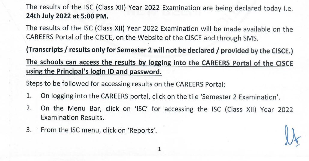 ISC 12th Result 2022 (Declared) LIVE: CISCE Released ISC Class 12 ...