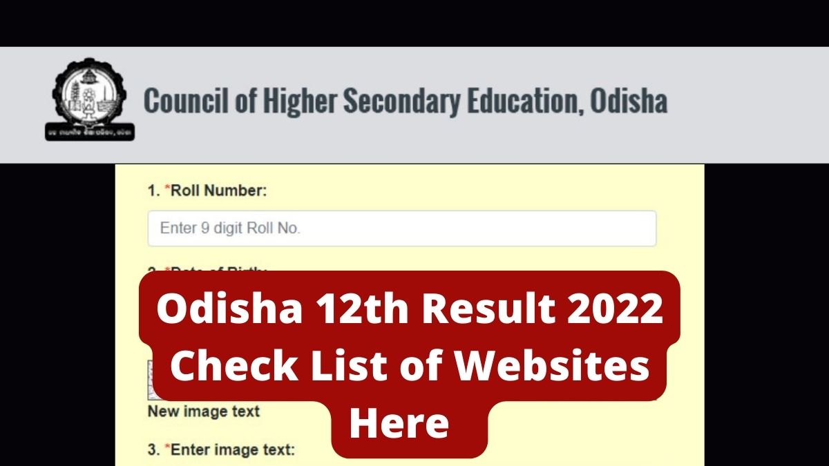 Odisha 12th Result 2022