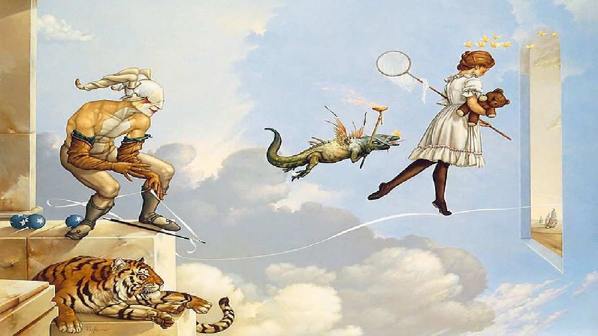 salvador dali optical illusion paintings