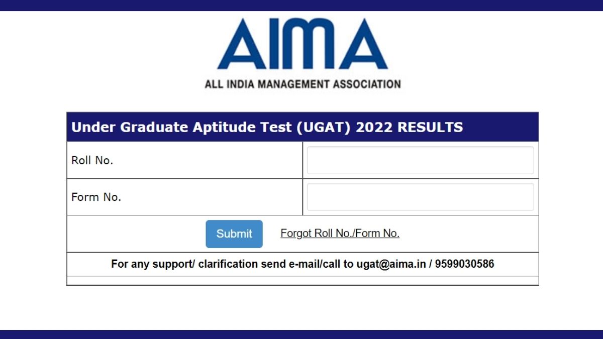 AIMA UGAT 2022 Result (OUT)