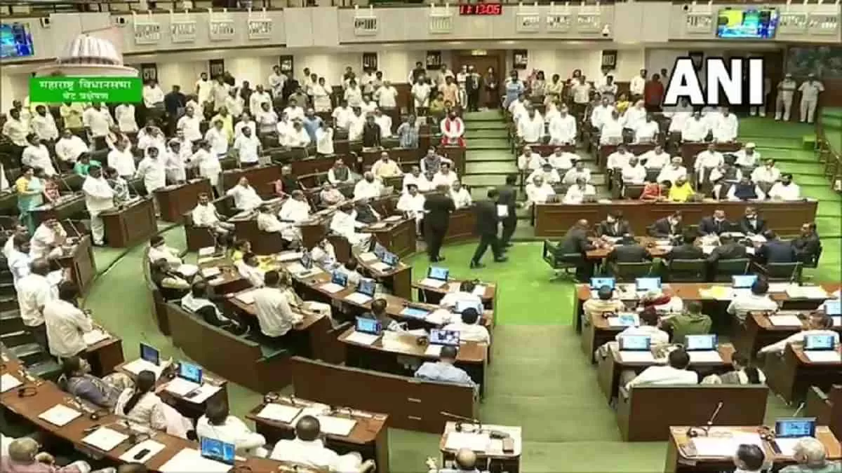 Eknath Shinde gets 164 votes in favour, votes against trust vote being counted
