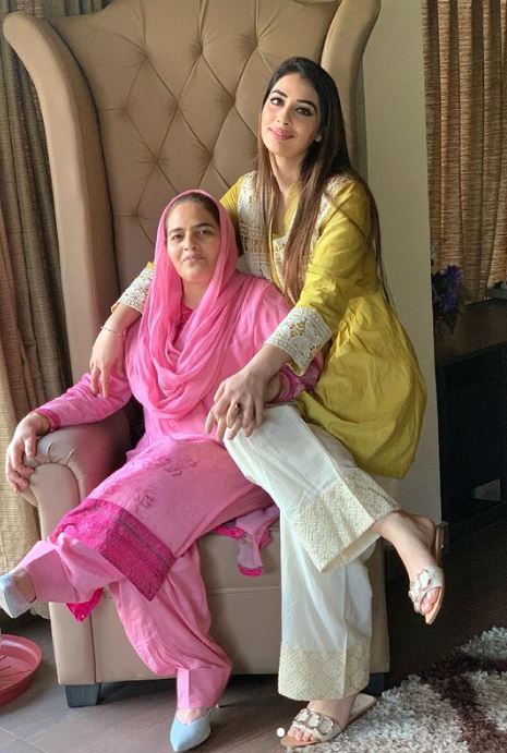 MEHREEN WITH MOTHER