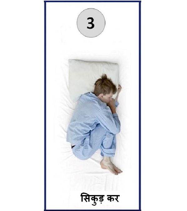 Sleeping Position Personality Test in Hindi