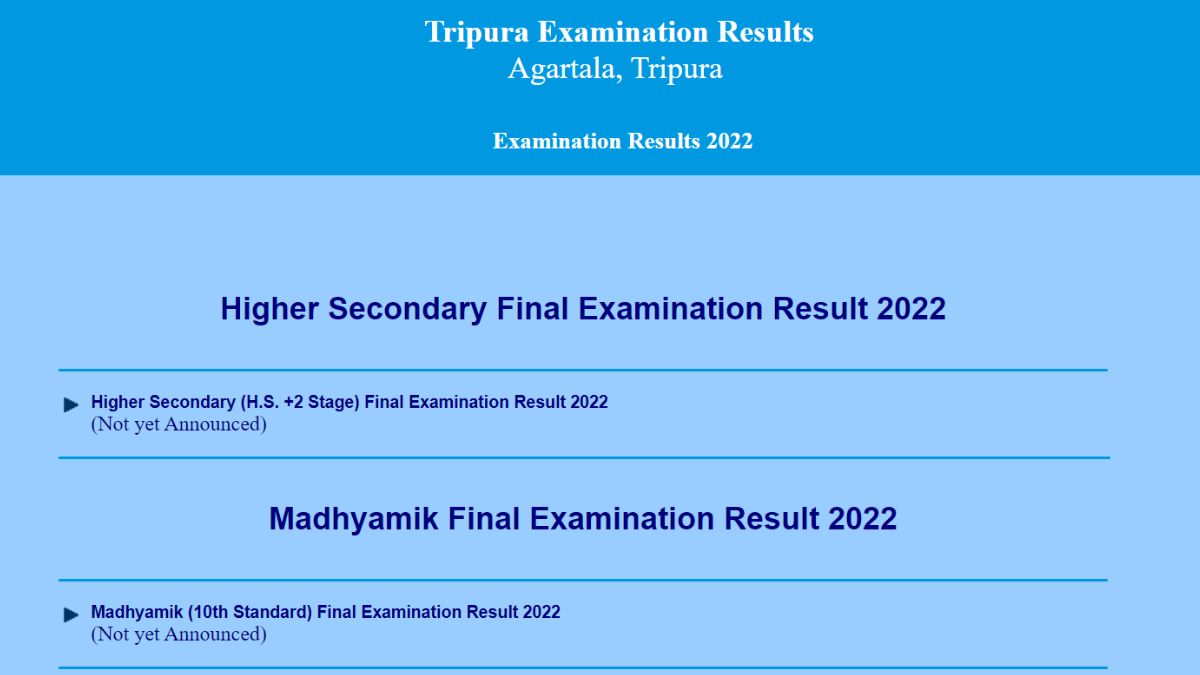 Tbse 12th Result 2024 Direct Link Tripura Hs Markshee