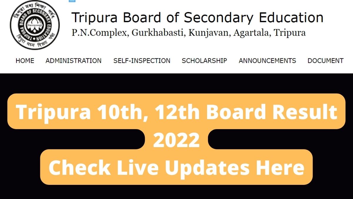 Tripura 10th, 12th Result 2022