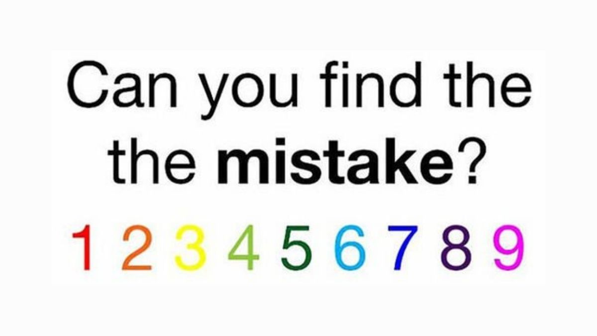 Brain Teaser Puzzle: Can you Spot the Mistake in 10 seconds?