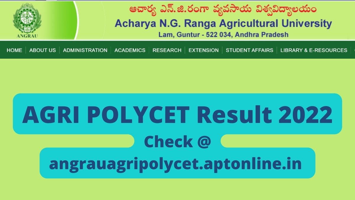 AGRI POLYCET 2022 Result (OUT)