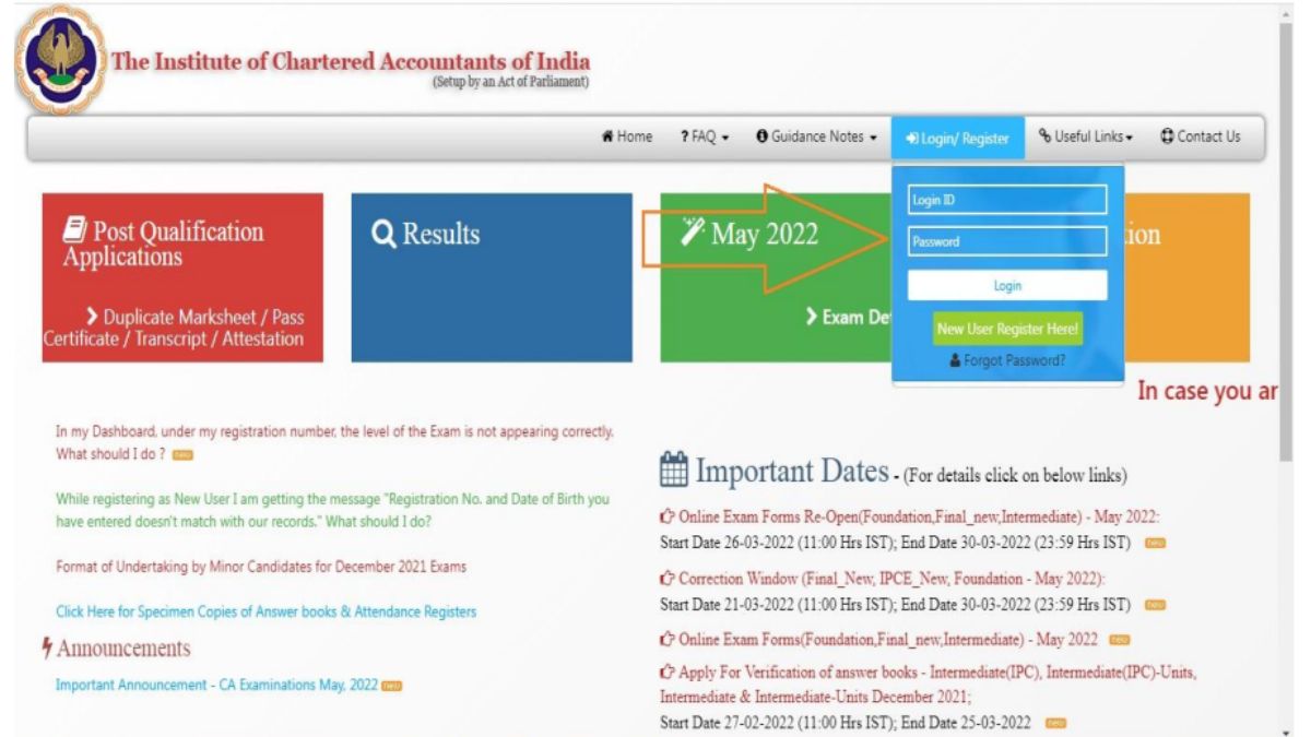 ICAI CA Foundation Admit Card 2022 Released