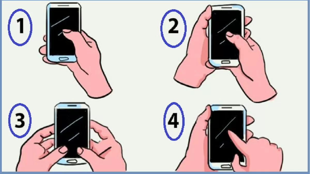 Personality Test: How you hold your phone tells about your personality