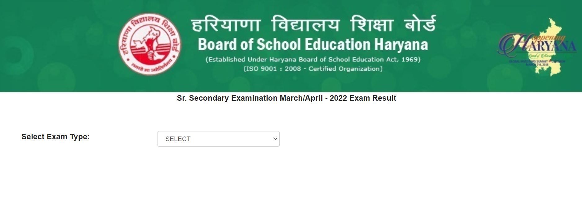 Haryana Board 12th Result 2022 (Declared) Live HBSE Class 12 Result