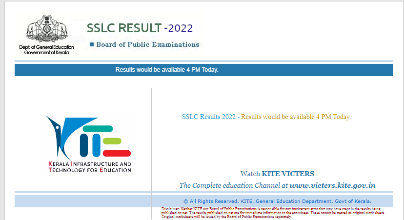 Kerala SSLC Result 2022 Live: Kerala Class 10 Result Link Active Now At ...