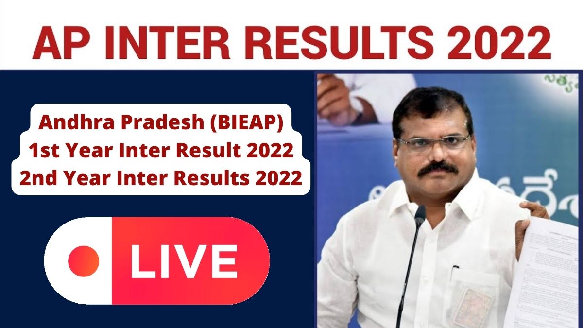 AP Inter Results 2022 LIVE Declared Check BIEAP AP Intermediate 1st