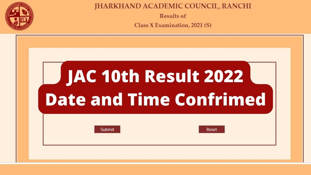 JAC 10th Result 2022 (Announced) Edu Minister declares Jharkhand Class