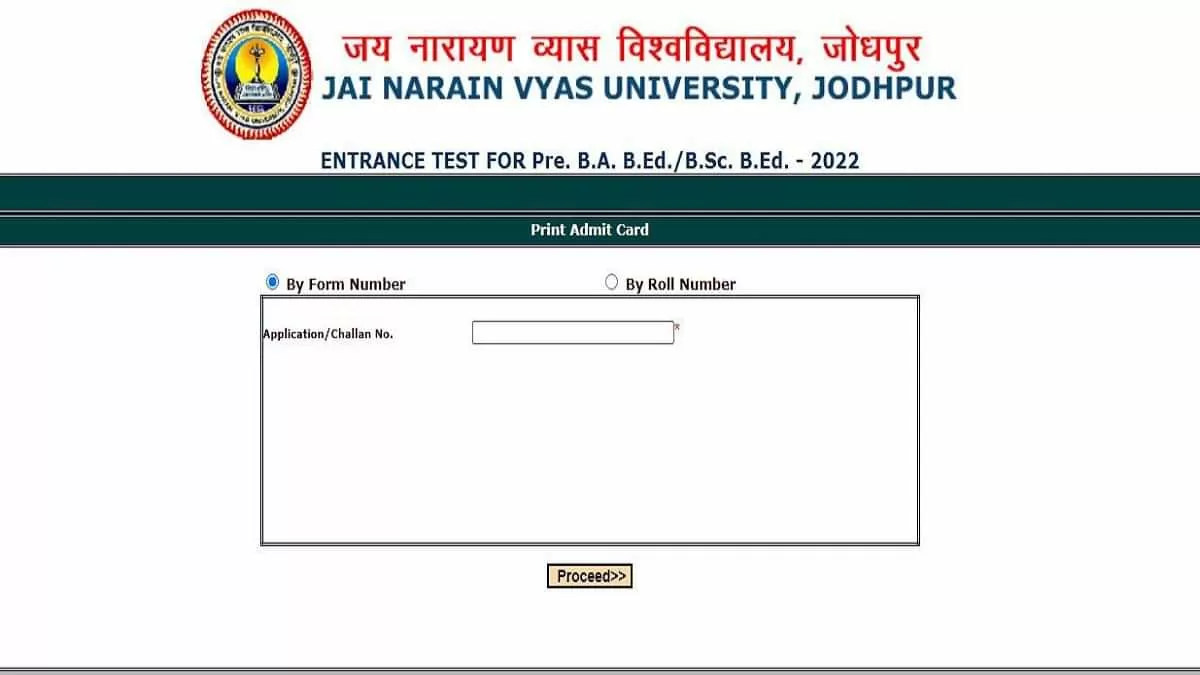 Rajasthan PTET Admit Card 2022 (Out) @ptetraj2022.org: Download From Here