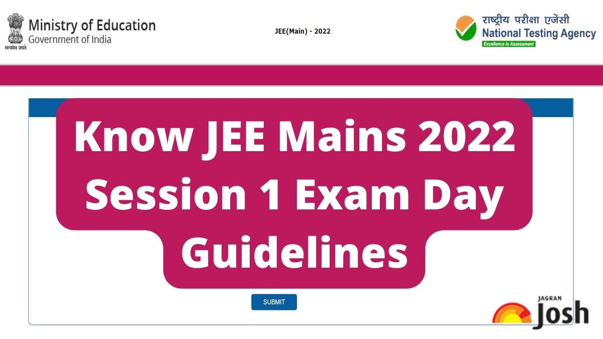 JEE Mains 2022 Session 1 Exam