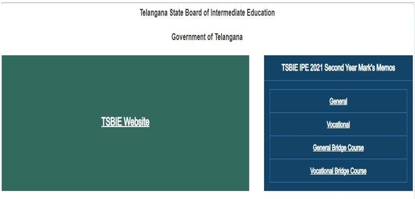 Telangana Board 1st Year Vocational Result 2022