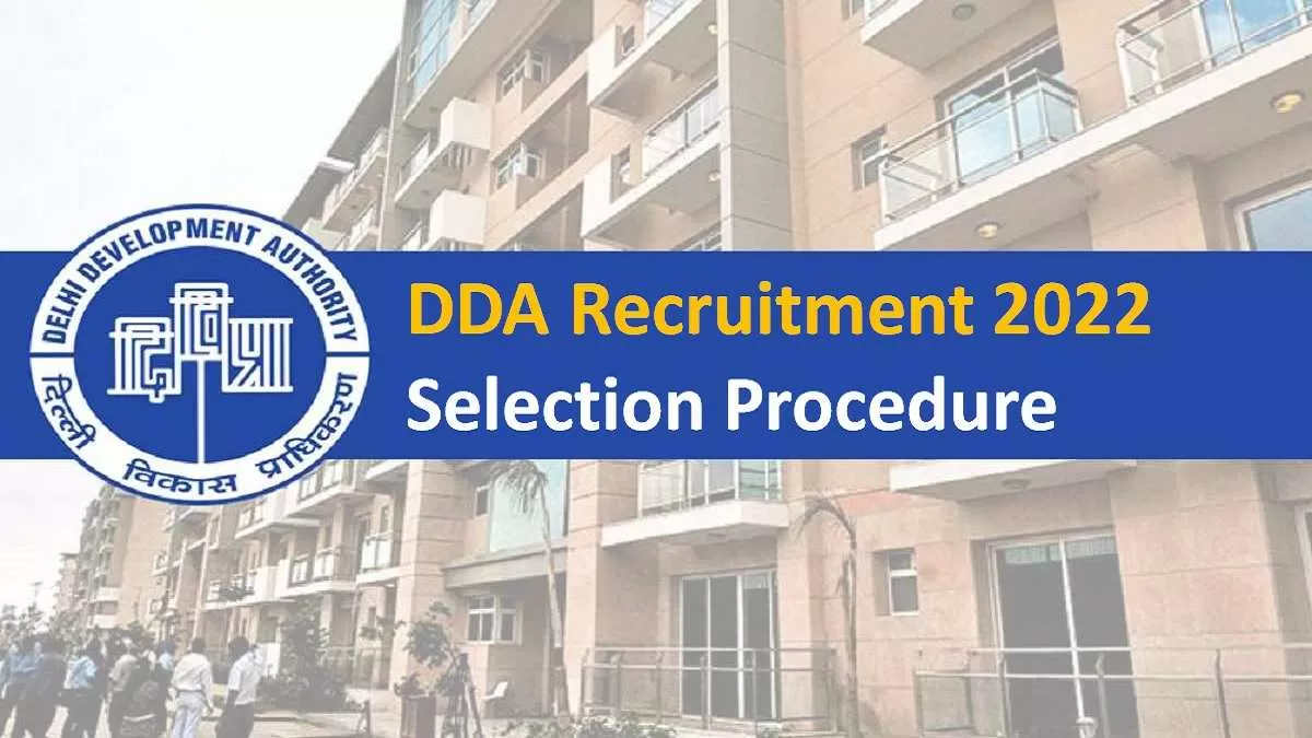 DDA JE Recruitment Selection Procedure