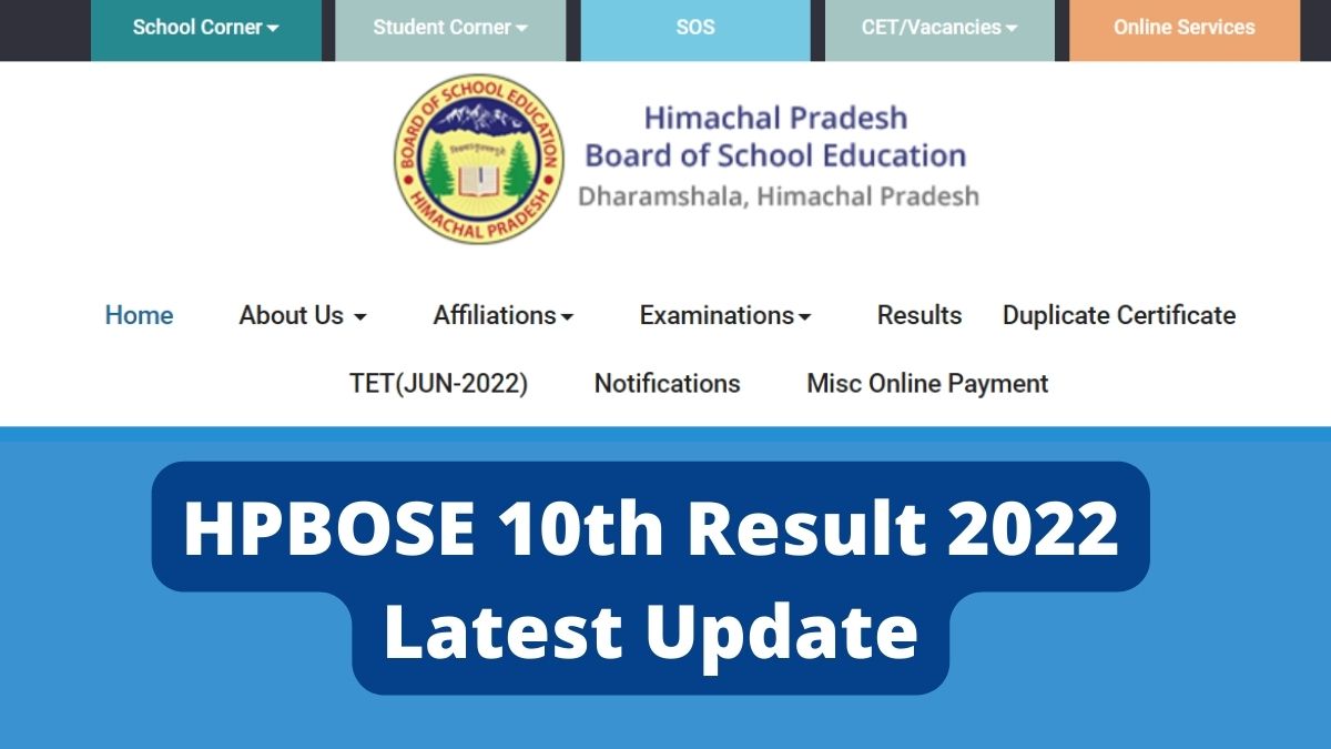 Hpbose 10th Result 2022 Date Heres Latest Update About Hp Board Class 10 Results From Hpbose 5039