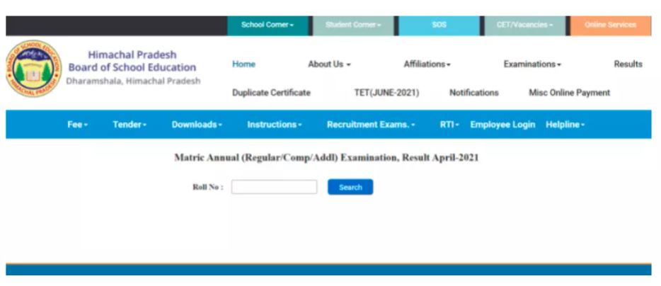 Hpbose 10th Result 2022 Declared Live Check Hp Board Class 10 Result