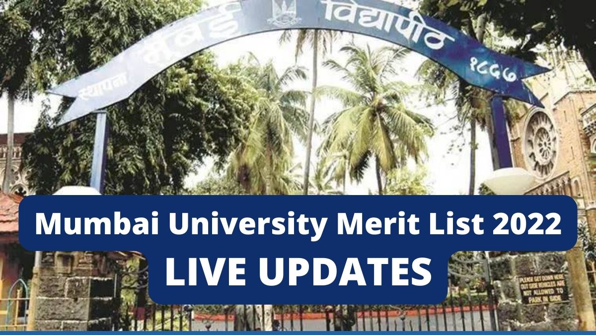 Mumbai University Merit List 2022 Out Live Kc College And Hr College